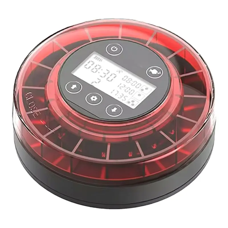 

【FITTING】автоматическая кормушка для рыб с таймером, перезаряжаемая батарея, USB-дисплей для аквариума, автодозатор еды C