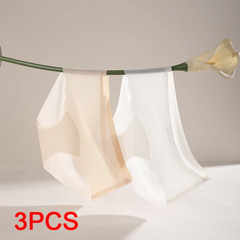 Transparent Briefs Panties Women Micro Underwear Fashion Sports Women's Lingerie Panties Set Pack Sexy Lady Triangular Seamless