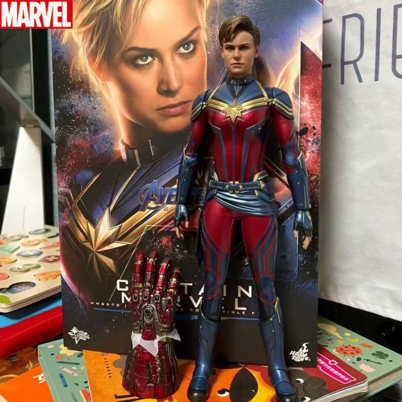 

Hot Toys Mms575 1/6 Carol Brie Larson Female Soldier Anime Figure Model Collecile Action Birthday Toys