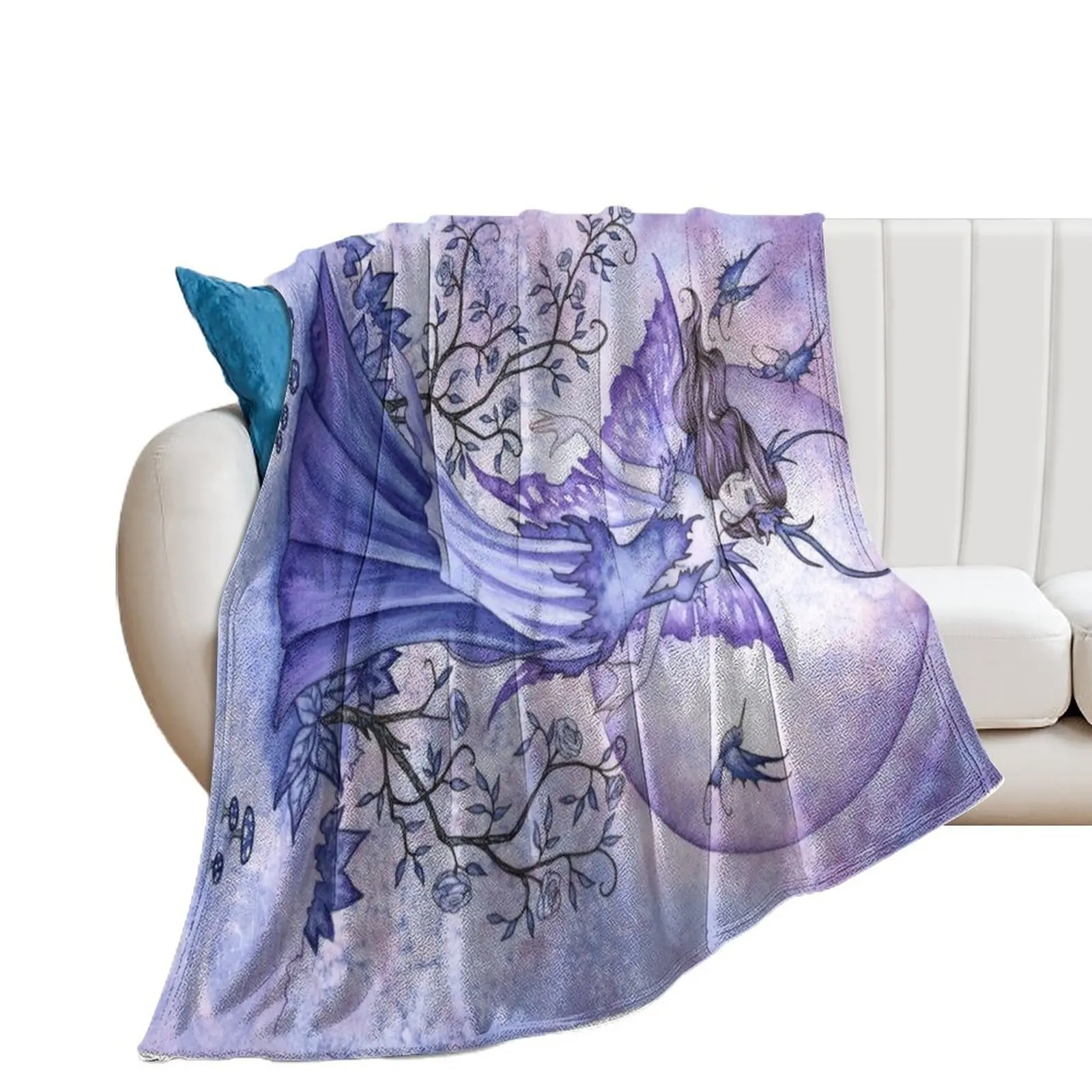 

The Night Garden Throw Blanket Luxury St Decoratives warm winter Moving Blankets