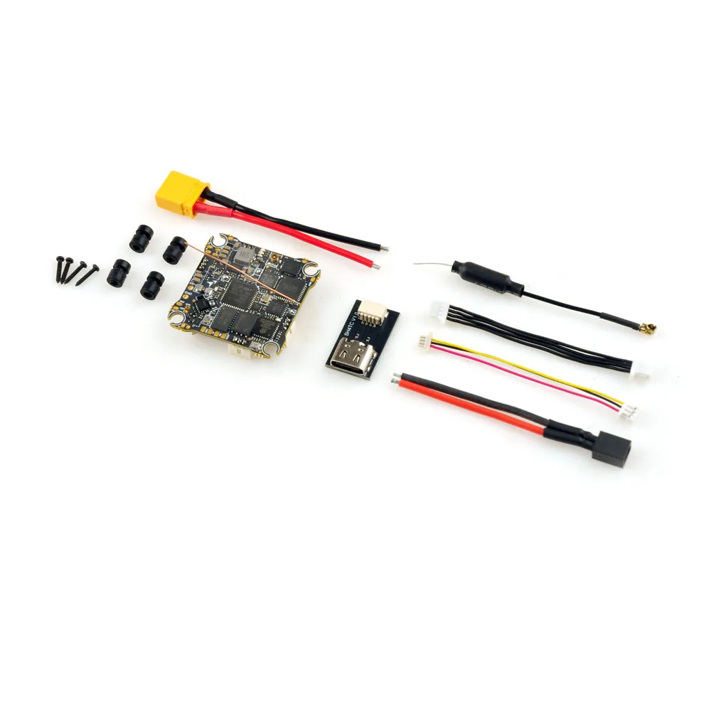 HappyModel X14 ELRS 3.0.1 AIO Updated Version for X12 ELRS Built-in 12A 4-IN-1 ESC and OPEN VTX RC Accessories
