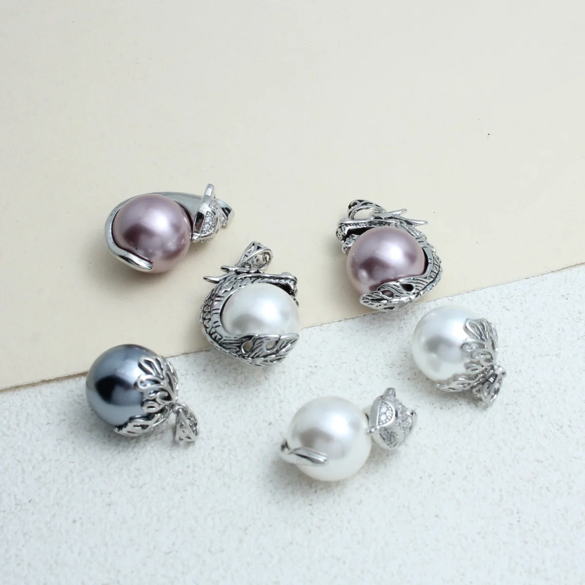 

20x32x16mm multi style natural popular pearl pendant for jewelry DIY accessories accessories