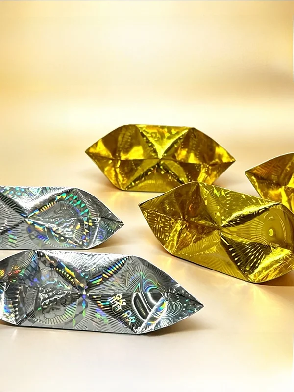 gold-laser-bead-half-finished-product-with-flower-pattern-shiny-cut-angle-large-medium-small-size-craft-supplies-business