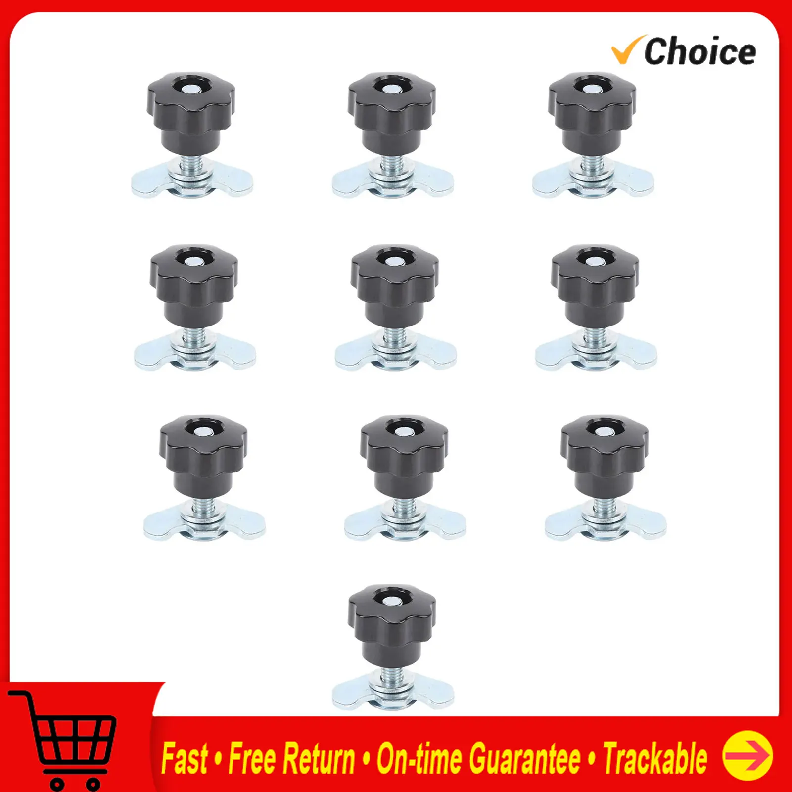 

L-трековые шпильки с двойной резьбой, серебряный цвет, двойной шпильковый наконечник с резьбой M8 для фургона-пикапа, двойной шпильковый наконечник с резьбой