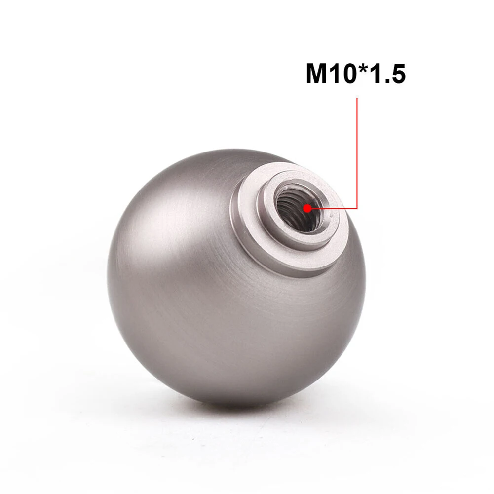 Aluminum 5 Speed Gear Shift Knob for Manual Cars Featuring M10x1.5 Thread Replacement for Civic and Related Models