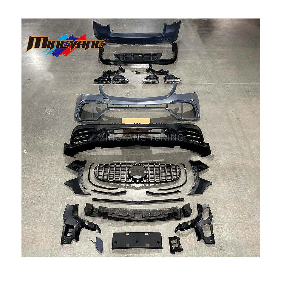 

For Mercedes Benz W176 AMG Style 16-18 front Aero kits Sedan car front lip Upgrade Front Body kit Exterior Accessories