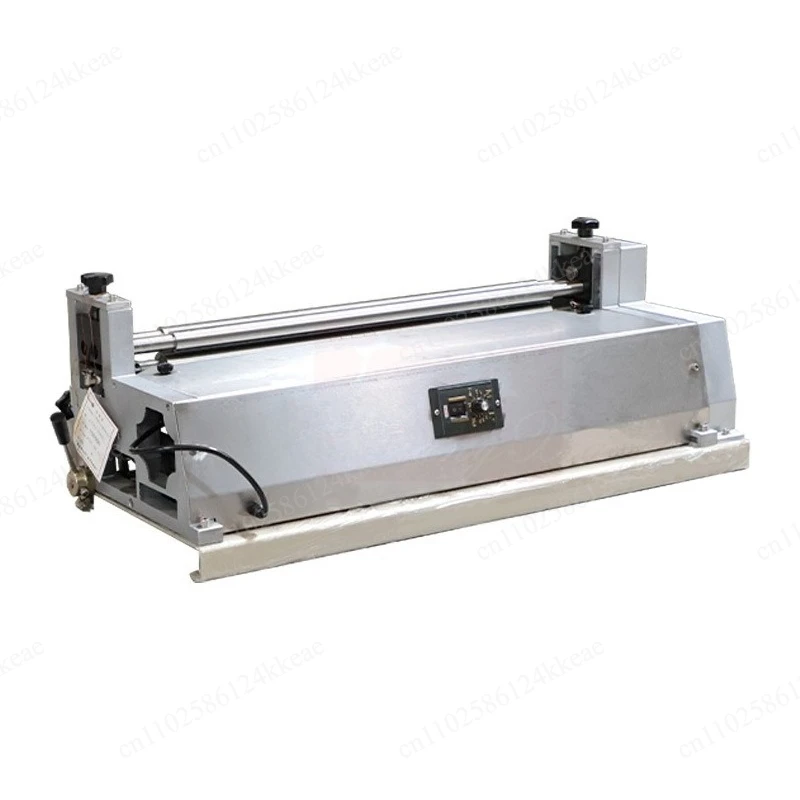 Small automatic gluing machine desktop speed regulating card album book cover gluing and mounting machine book machinery