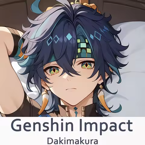 Genshin Impact Kinich Dakimakura 2WAY Hugging Body Pillow Case Anime Pillow Cushion Cover