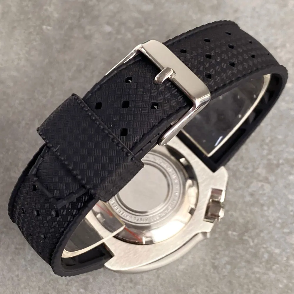 タンドリオ NH72 ムーブメント ダイブ メンズ モダン機械式時計 120 クリック ベゼル 3.8 クラウン発光中空ダイヤル サファイア ラバー ストラップ