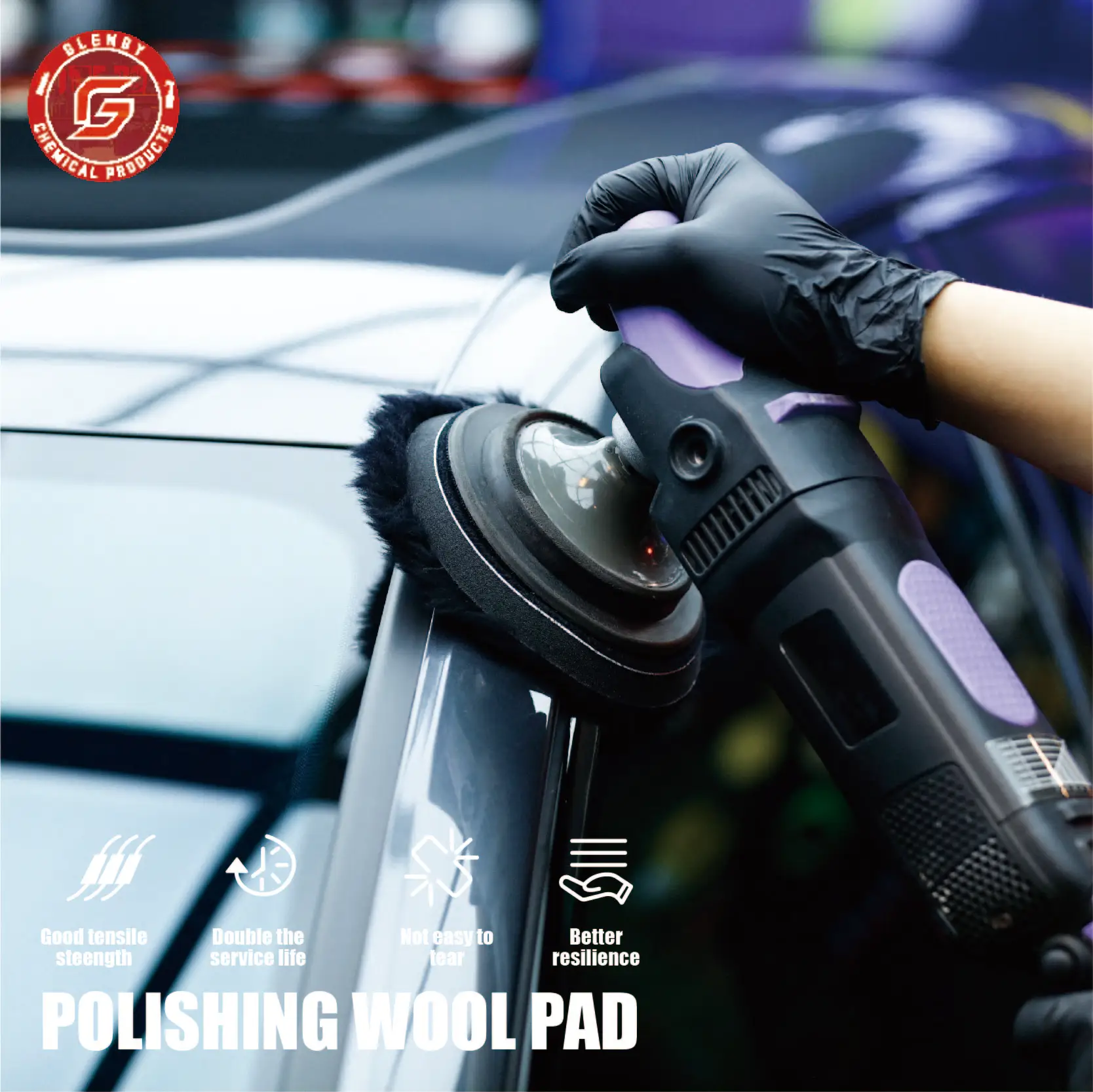 

Полировальные полировальные подушечки, 1 шт., 5 "/6" грубая резка среднего размера, полировальная режущая подушечка из шерсти автомобиля с крючком и петлей для полировки автомобиля