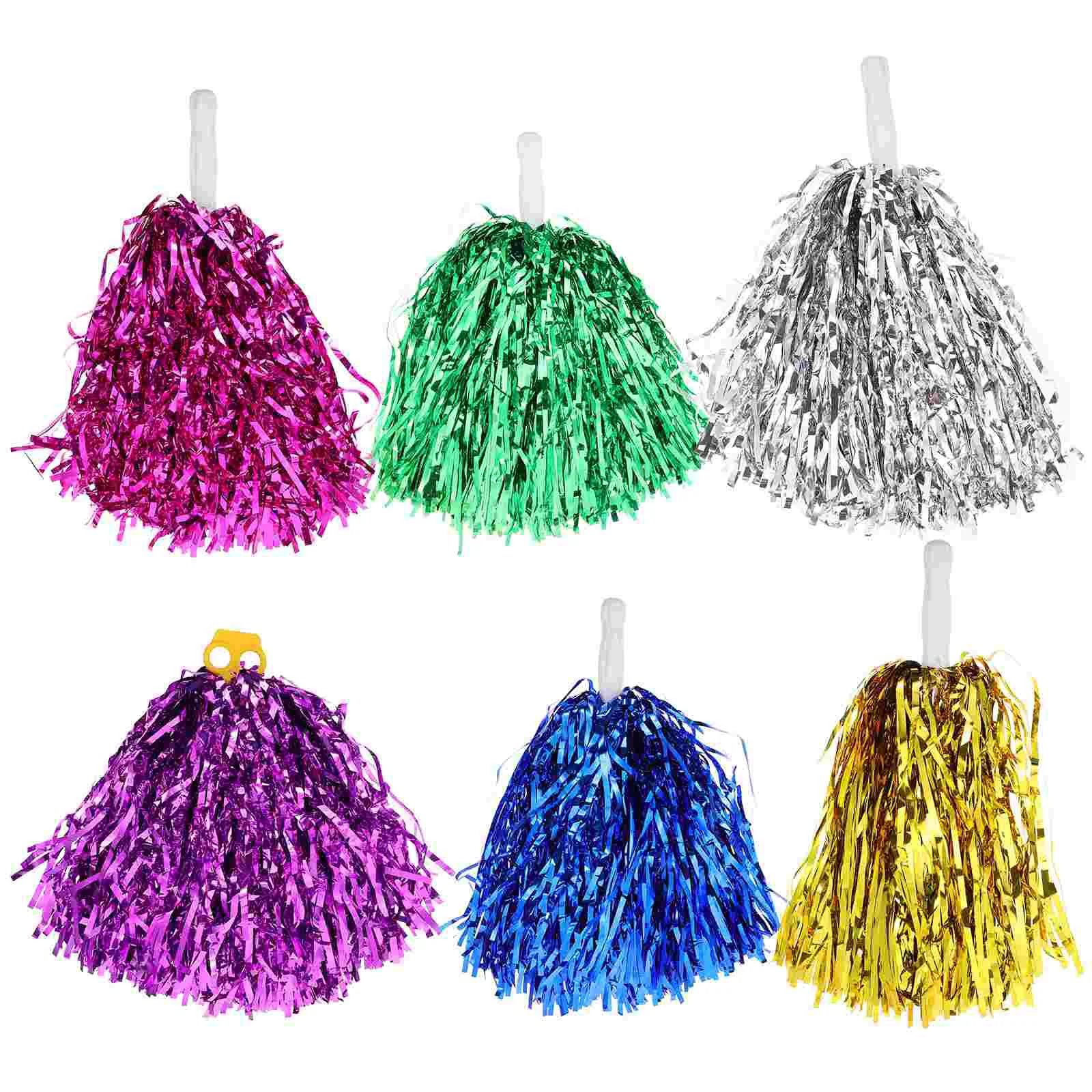 

6 Pcs Cheerleading Pompoms Cheering Squad Supplies 30x15x10cm Performance Prop Cheerleader