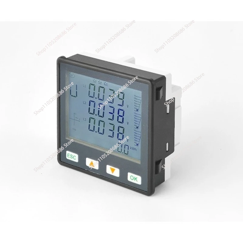 RTU ME337 Rogowski RS485 96x96mm Smart Power quality Electricity meter Energy analyzer