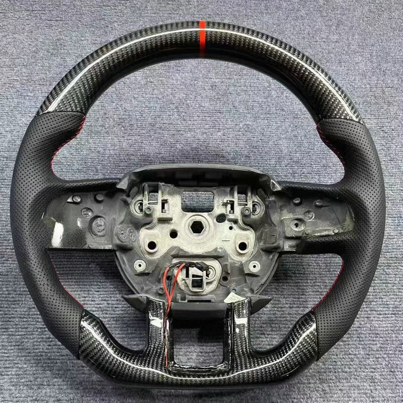 New For Range Rover Evoque (With Paddle Shifters Holes) Customized 100% Real Carbon Fiber Steering Wheel