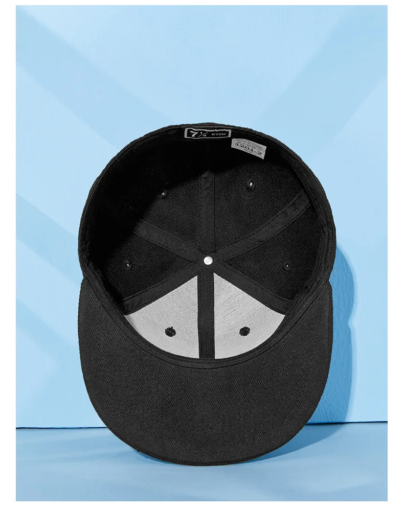Maßgefertigte Kappe mit Stickerei-Logo, Snapback-Hüte in verschiedenen Größen, Baseballkappe für Männer und Frauen, Hip-Hop Unisex Gorras Planas – Detail 12