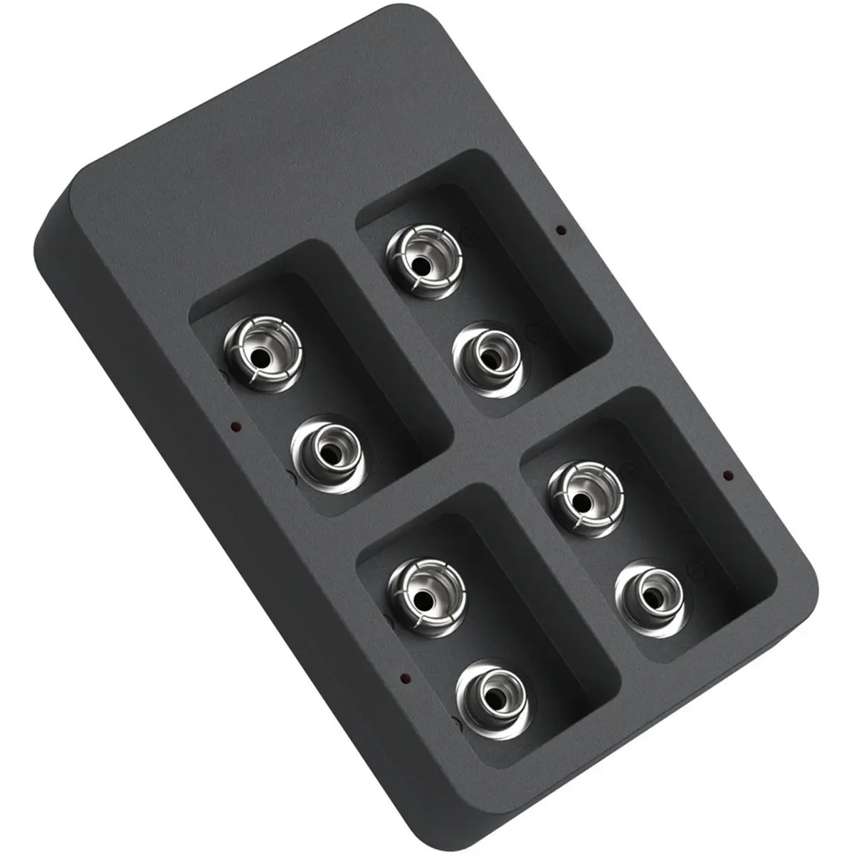 (A99Z] 4 Slots Smart Fast Battery Charger with LED Indicators for 9V Ni-/Ni-Cd/Li-Ion Rechargeable Batteries