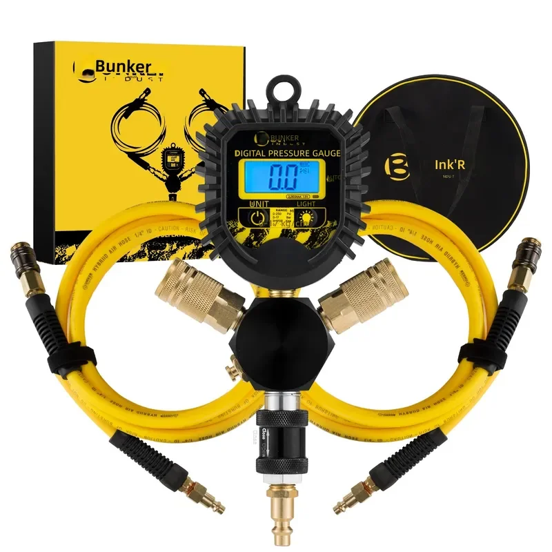 BUNKER INDUST Offroad 4-Tire Inflation & Deflation System with Digital Gauge TPMS