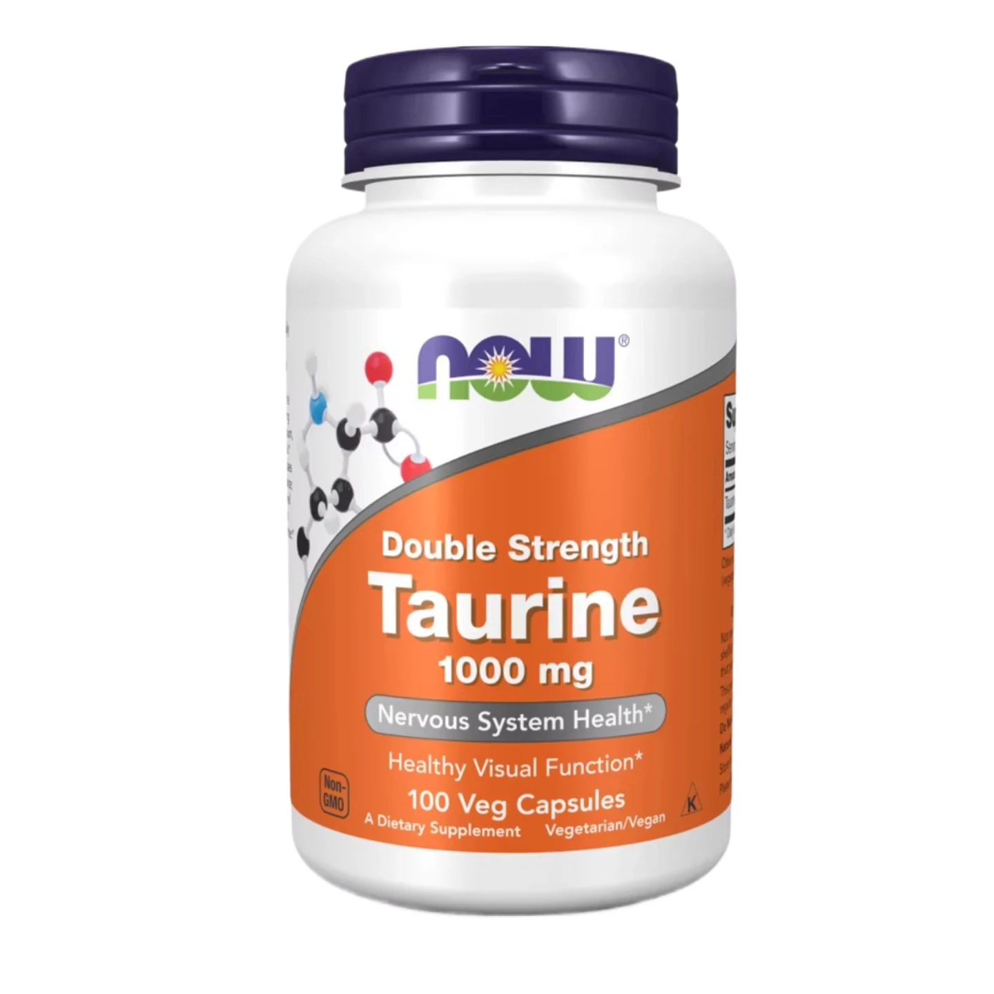 Taurine Capsules 1000 Mg Antioxidant Amino Acid Brain Health & Function Nervous System Health