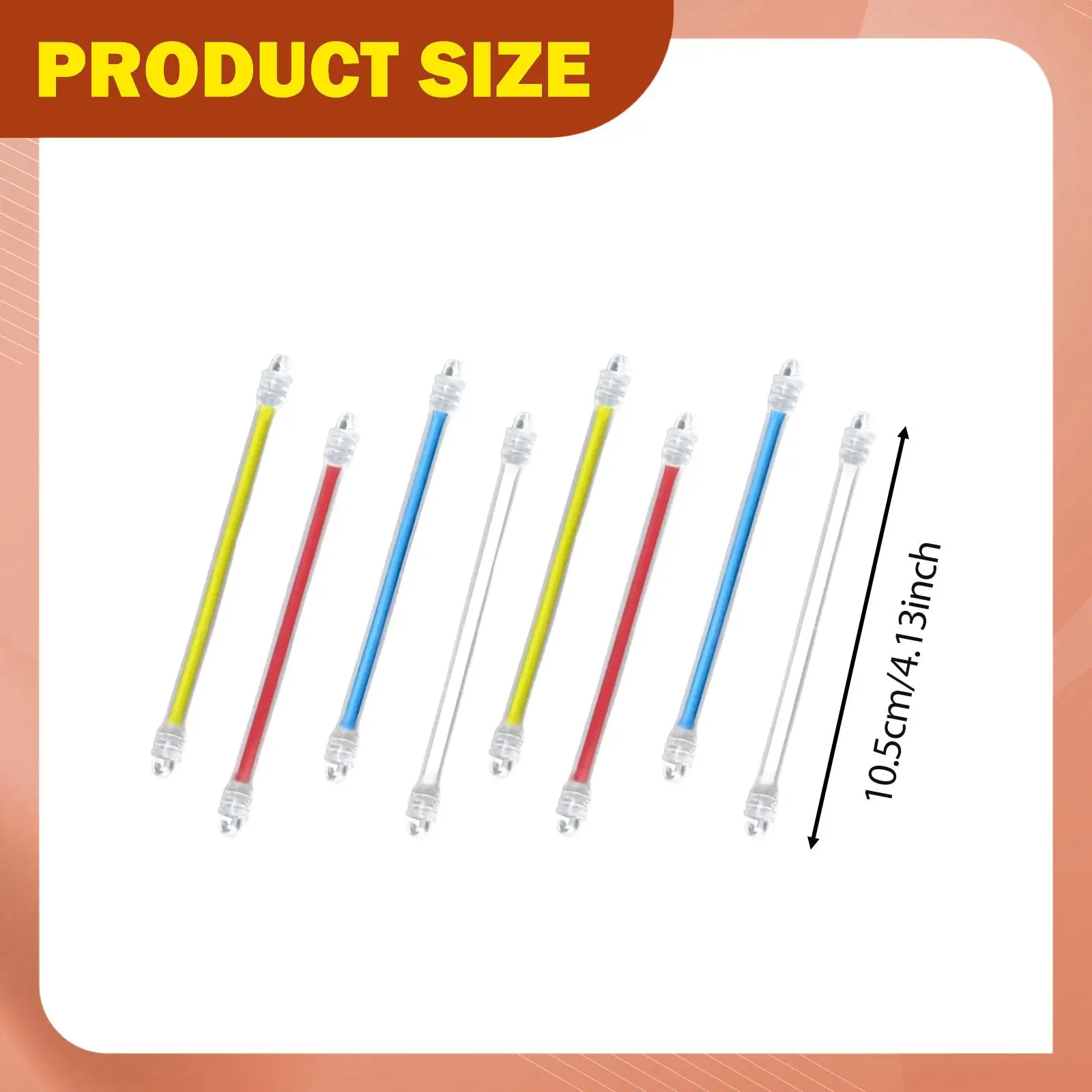 

8x Tennis Racket Dampener,Double Hook 4 Colors Premium Tennis Player Gifts,Soft Silicone Strip,Sport Racket Shock Absorbers