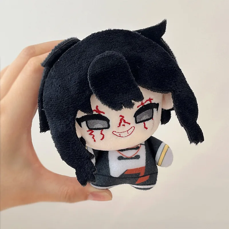 Anime monstro estrela do mar chaveiro 10cm bonito dos desenhos animados criatura estatueta colecionável saco de pelúcia charme presente para fãs