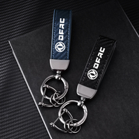 Fashion Leather Car Keychain Key Chain Ring Metal Keyring For Dongfeng Fengshen DFM Cross AX4 AX5 AX7 Fengxing 580 S30 H30 P11