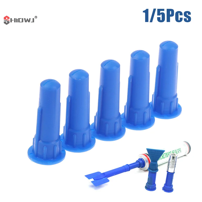 1/5Pcs Special Cone For Sachet Caulking Spare Part Nozzle Spray Tip For Silicon Sealant Dispenser Syrnge Accessory