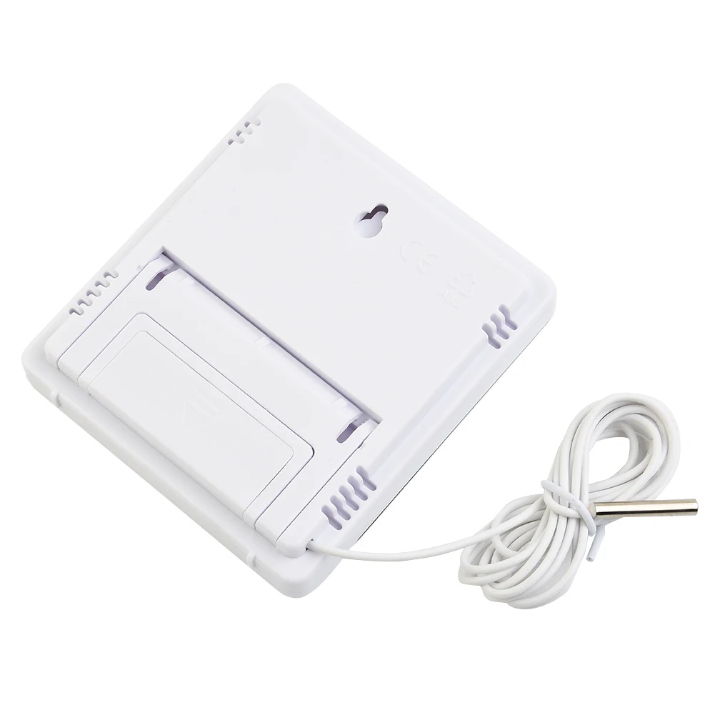 Thermo-Hygrometer Advanced Digital Weather Station with Outdoor Sensor Monitor Temperature Humidity and Time Easily