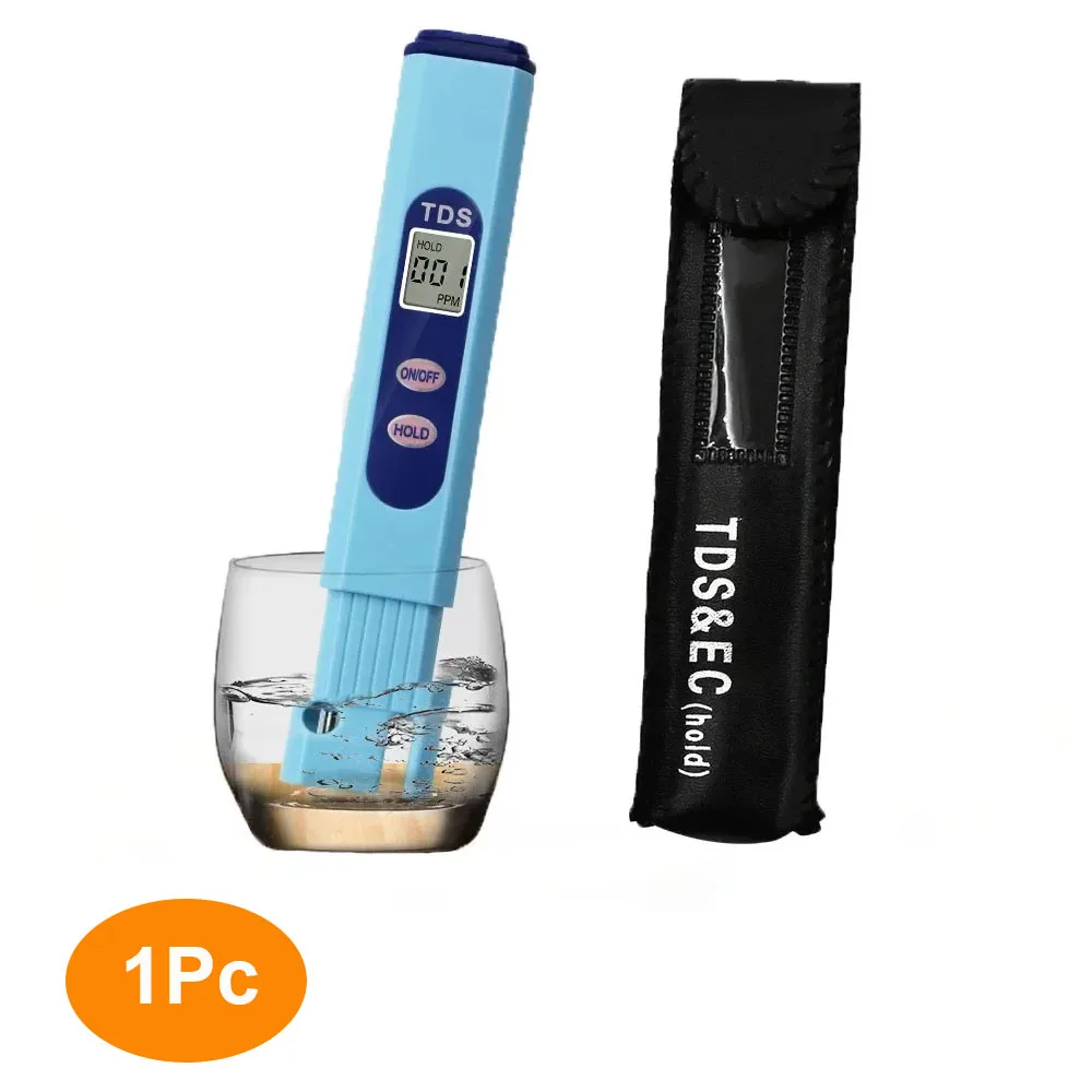 

1Pc/Set Digital TDS Meter Water Quality PPM Tester 0-9999ppm Ideal Water Test Meter Drinking Water Aquariums Purity Testing