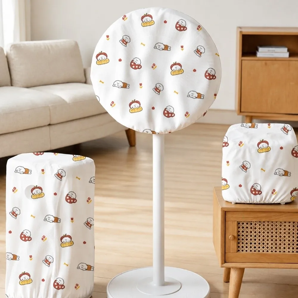 New Non Woven Fabric Appliance Dust Cover White Printed Dust Cover Oil Proof Cockroach Proof Furniture Dust Cover For Fan