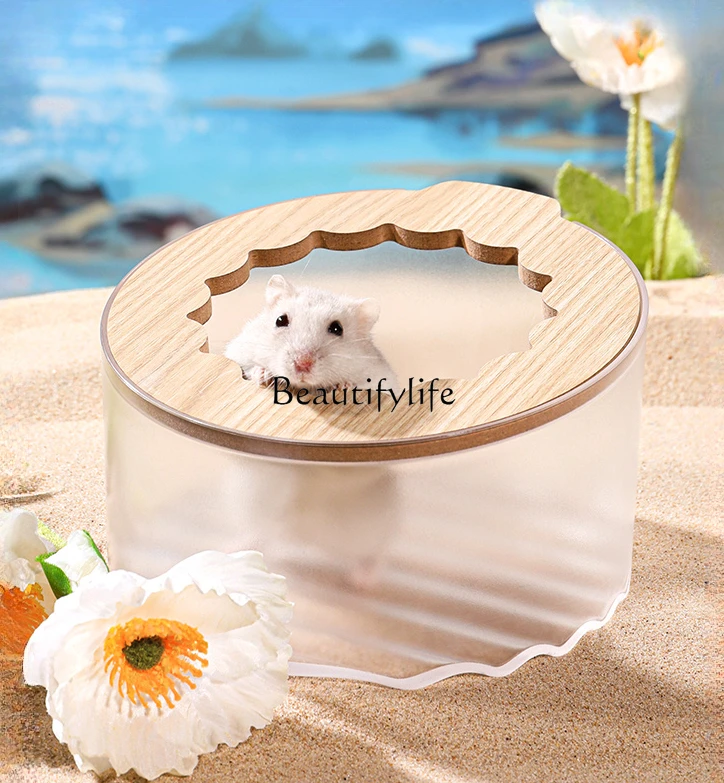 

Little Hamster Toilet Bathroom Bath Four Seasons Universal Bath Basin