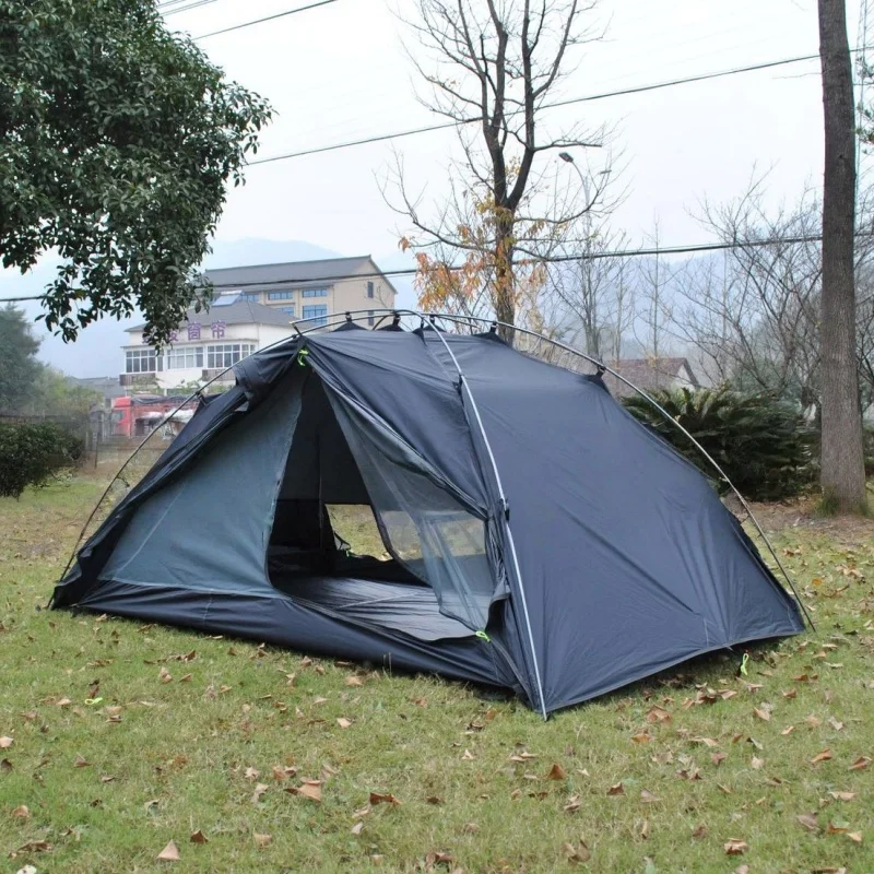 

Outdoor Ultralight Double Tent Double Layer With Mesh 20D Silicone Coated Aluminum Pole Camping