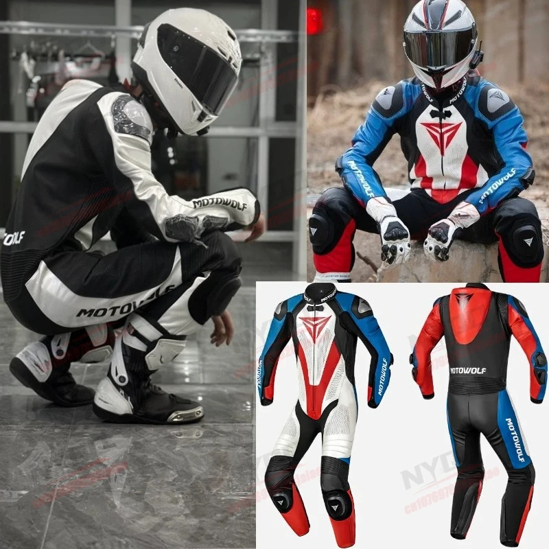 Motowolf Motorcycle Riding Uniform Integrated All Season Universal Anti Fall and Protective Riding Equipment for Men and Women