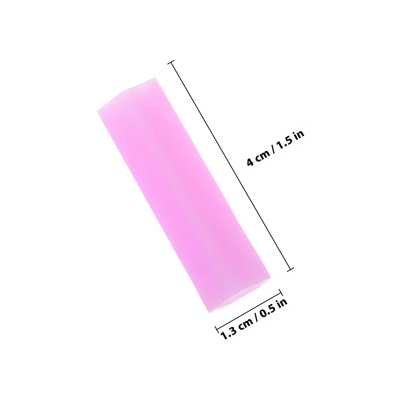 4 قطعة الغطاء الواقي القراص لمقص بشرة الأظافر أطقم مانيكير الوردي الوردي الأحمر دائم الاستخدام المتكرر سلامة الاطفال #5