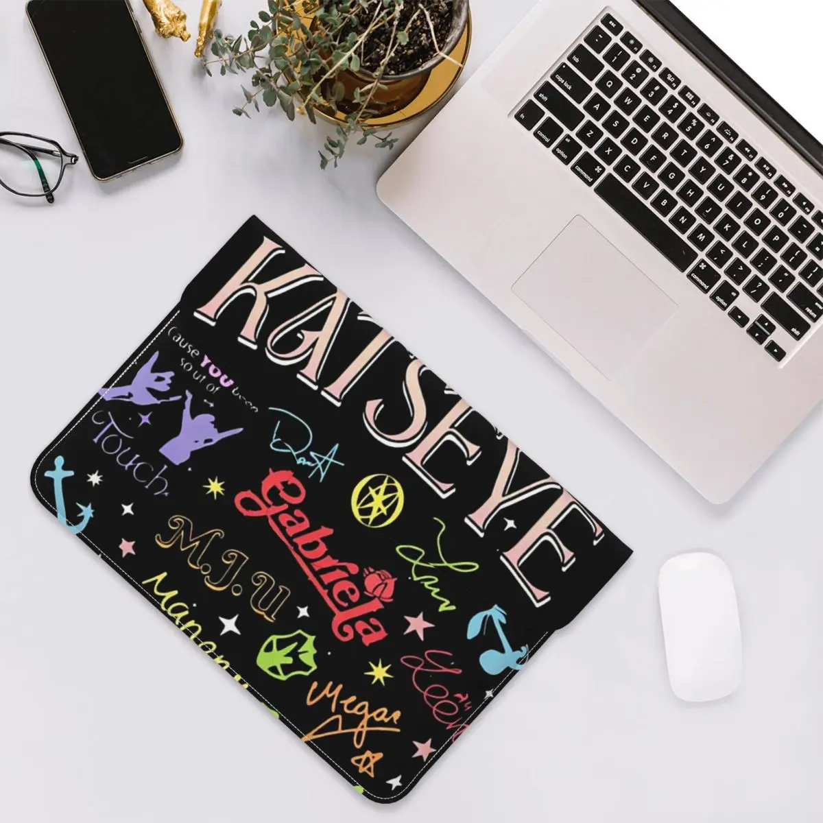 katseye-beautiful-chaos-world-tour-capa-horizontal-para-portatil-em-couro-sintetico-com-forro-macio-e-protecao-contra-impactos-para-notebooks-de-13-polegadas