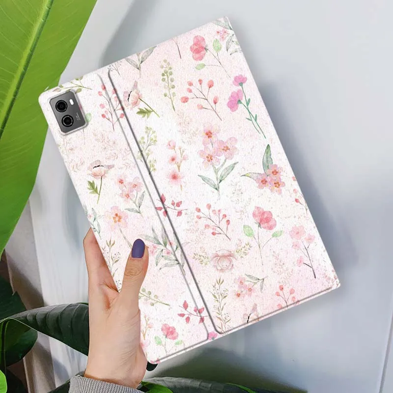 Cartoon Flowers For Lenovo Xiaoxin Lenovo Tab Pad Pro Plus GT K10 P11 M10 Legion Y900 Y700 Inch Tablet Case Soft 4