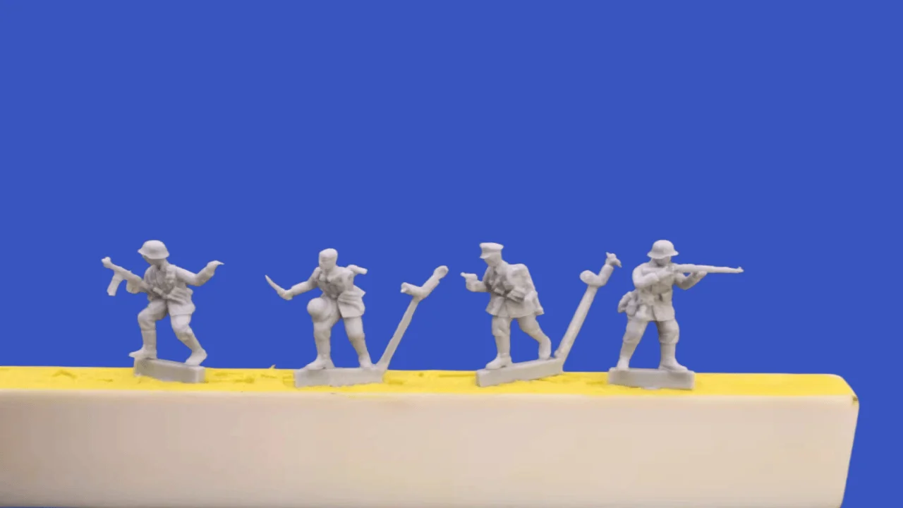

1:72 Resin Model Kit Gk, Special Forces 4-person Model, Unpainted