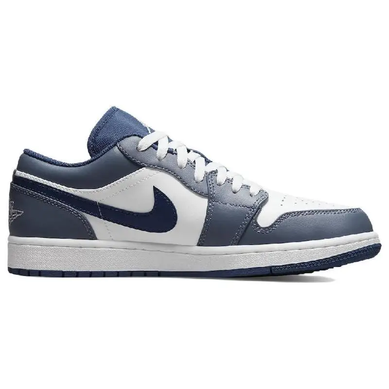 Zapatillas Nike Jordan 1 Low Ashen Slate para hombre 553558 -414