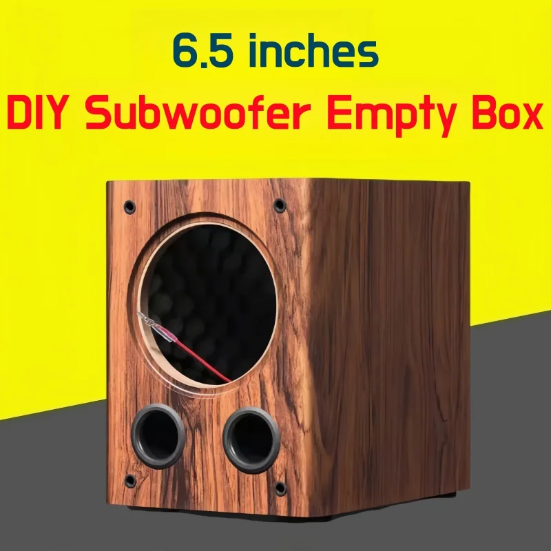 DIY Audio Modification, D06-6.5 Inch Subwoofer Empty Box,  Subwoofer Box Body, Passive Speaker Shell, Suitable for HiVi Speakers