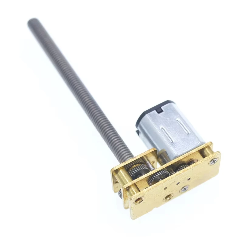 1PC GA1024-N20-M4*55mm N20 Reducer Motor 3V-12V 15-4000RPM Threaded Shaft Metal Gearbox High Torque