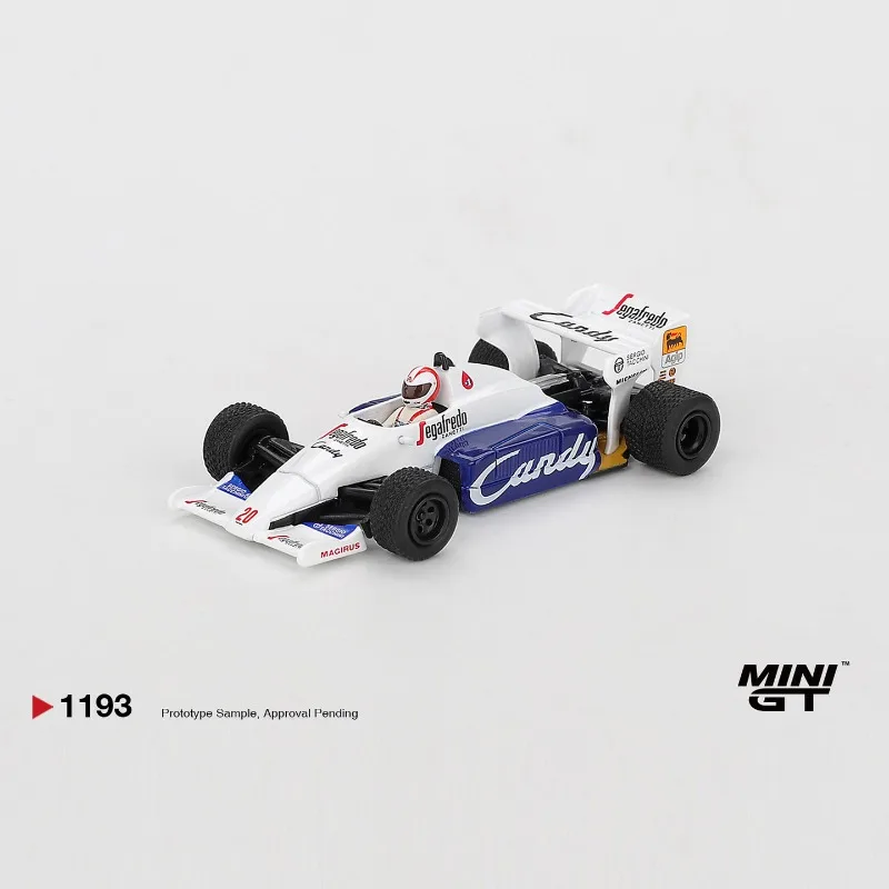

MINI GT 1:64 Toleman TG184 #20 Monaco F1 Racing Car, Cast Alloy Model, Boys' Toy, Adult Collectible, Holiday Gift.