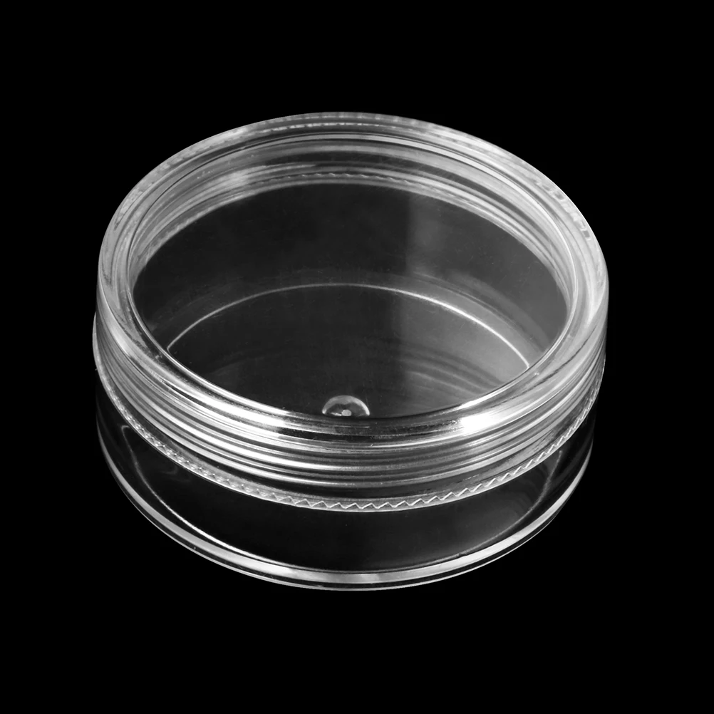 

6 pcs Plastic Storage Boxes Mini Bottles for Travel Sample Cream Containers Portable Safe Non-Toxic Lightweight PP Material