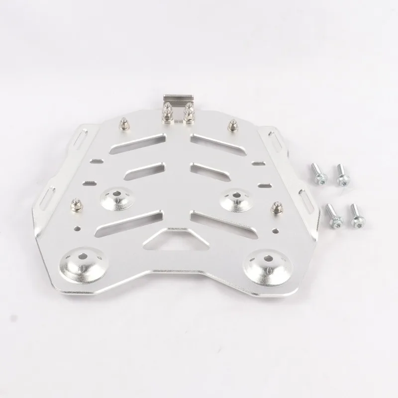 Motorcycle Aluminum Rear Trunk Base Plate Luggage Rack Mount Board Fit Zontes 703T ZT703-T Rear Top Box Installation Accessories