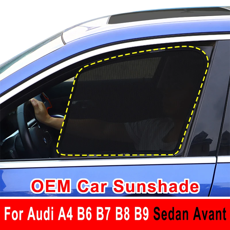 

Custom Car Door Window Cover Sun Shade For Audi A4 B7 B8 B9 Sedan Saloon Avant Windshield Visors Sun Shield Curtains 2006-2020