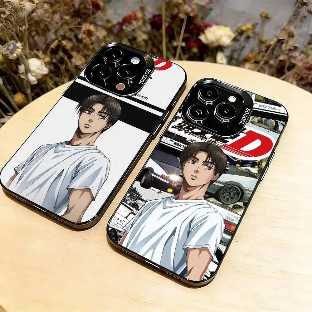 

Initial D Takumi Fujiwara Phone Case For iPhone 17,16,15,14,13,12,11 Plus,Pro Max,XS,Colorful Silver Phone case Funda Cover
