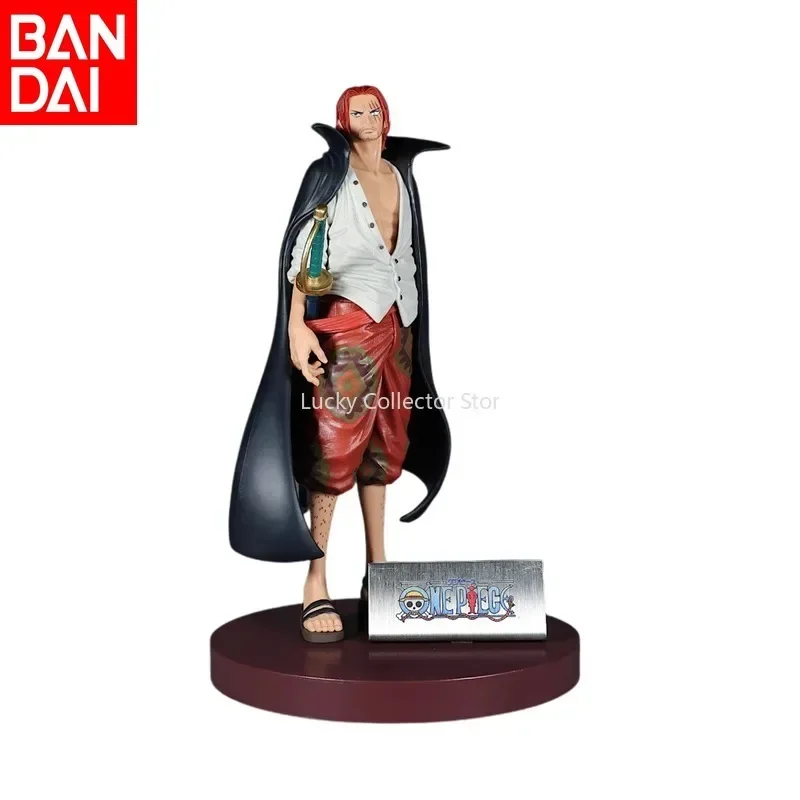 

Animation One Piece KOA Four Emperors Red-haired Shanks Figure Bandai Glasses Factory Model Ornament Toy Birthday Gifts