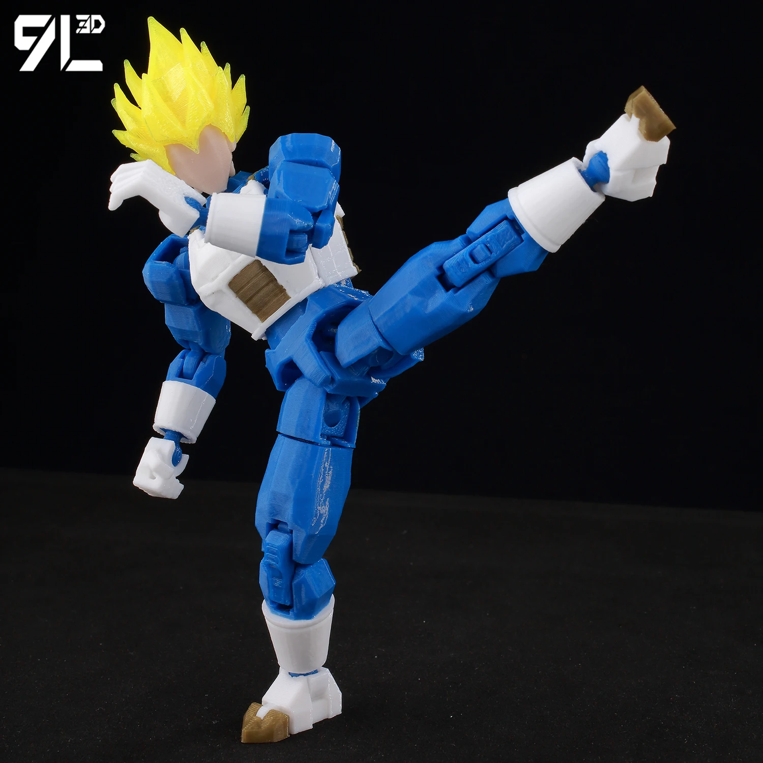 

9L3D Lucky Dummy13 Super Saiyan Dragon Ball Beerus Battle Damaged Action Figure Multi-Jointed Figure Stress Relief Figure Gifts