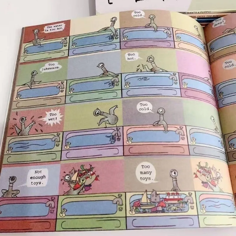 9 Books/set Don't Let the Pigeon Drive the Bus English Picture Book Children Reading Storybook Early Education Books