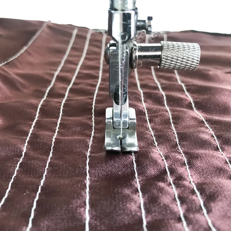 1pcs industrial flat car all steel P351SC knitting wrinkle-resistant presser foot anti eating cloth anti-jumper thin material sp