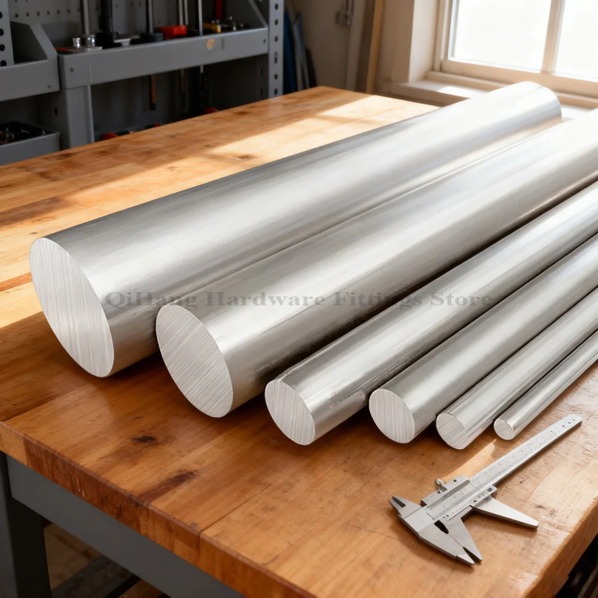 6061 Aluminum Round Bar Solid Metal Rod Diameter 2-21mm Length 300mm Customizable