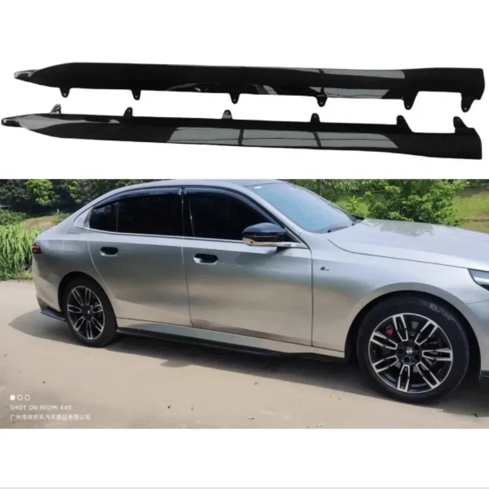 New! Dry Carbon Fiber For BMW 5 Series G60 G68 M Sport Edition Front Lip Side Skirts Spoiler Body Kit 2024+ Car Accessories