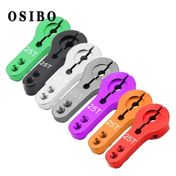 25T M3 Metal RC Servo Arm Horn dla Futaba Savox Xcore HL HSP HD Power MG995 MG996R E9001 AXIAL SCX10 WPL C24 C34 MN D90 D91 MN99